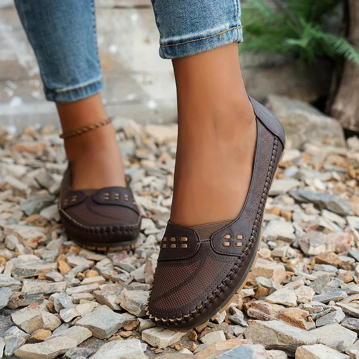 NOA | PERFORATED COMFORT SLIP-ON LOAFERS