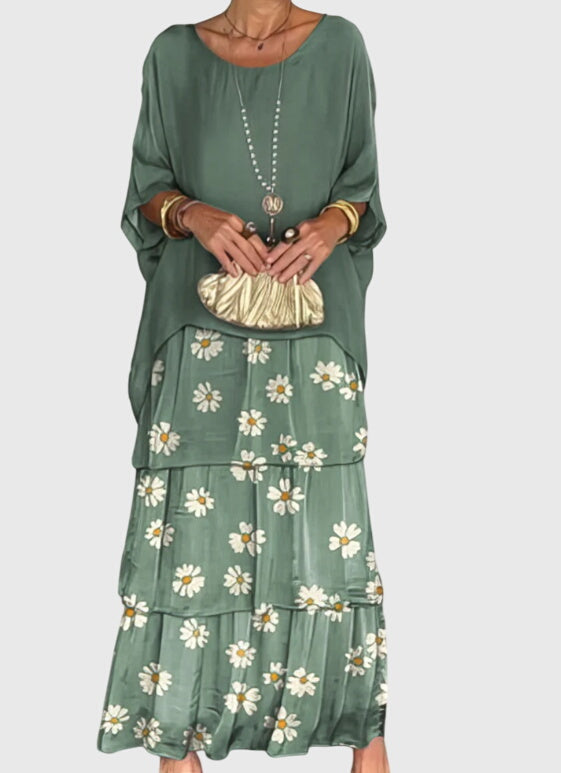 NOA | BOHO LAYERED MAXI DRESS