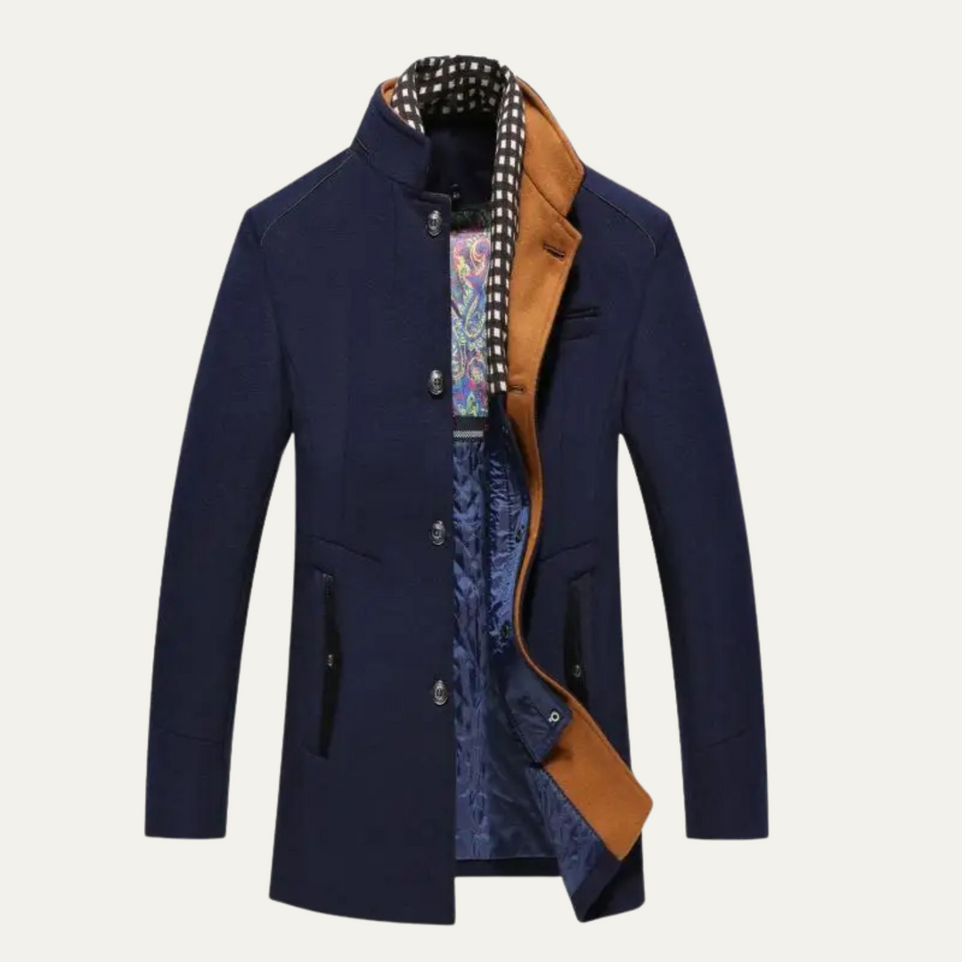 Winslow Men's Wool Blend Trench Coat