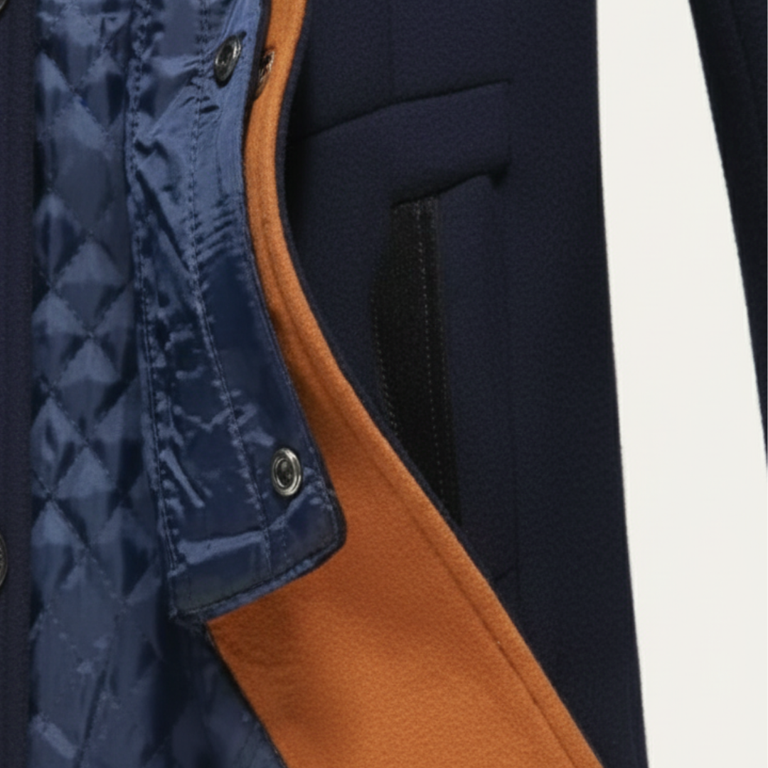 Winslow Men's Wool Blend Trench Coat
