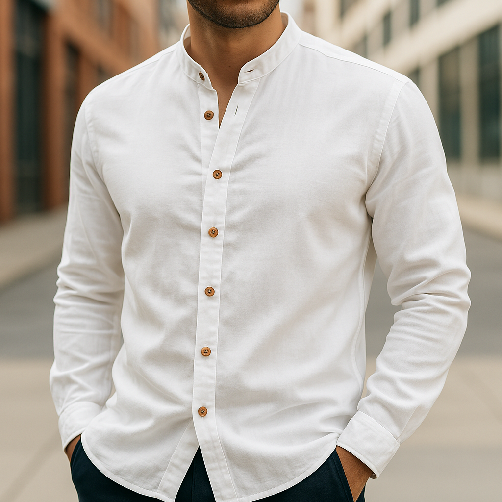 NOA | LINEN COTTON SHIRT