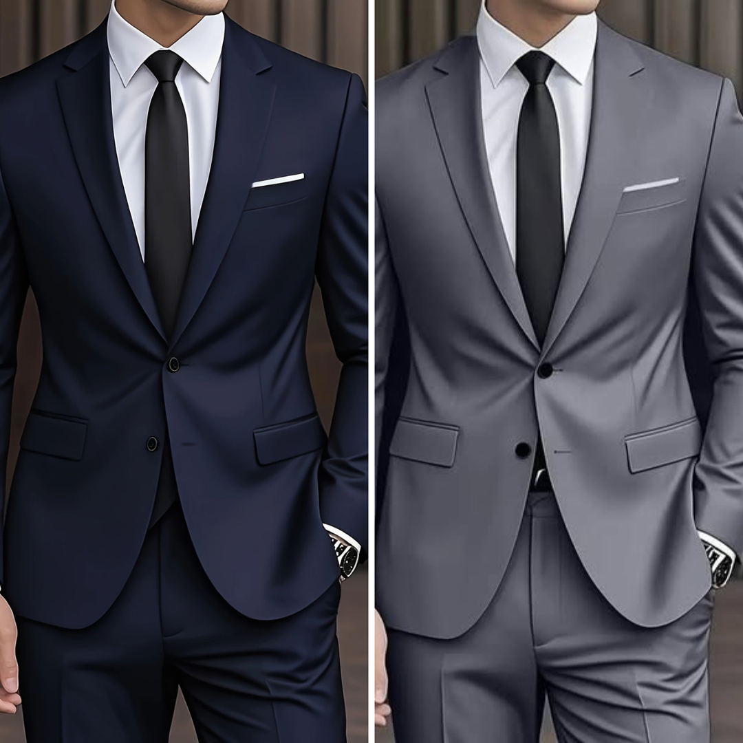 Men's slim fit two-piece suit