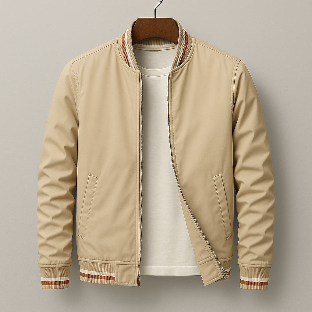 NOA | STRIPED SUMMER BOMBER JACKET
