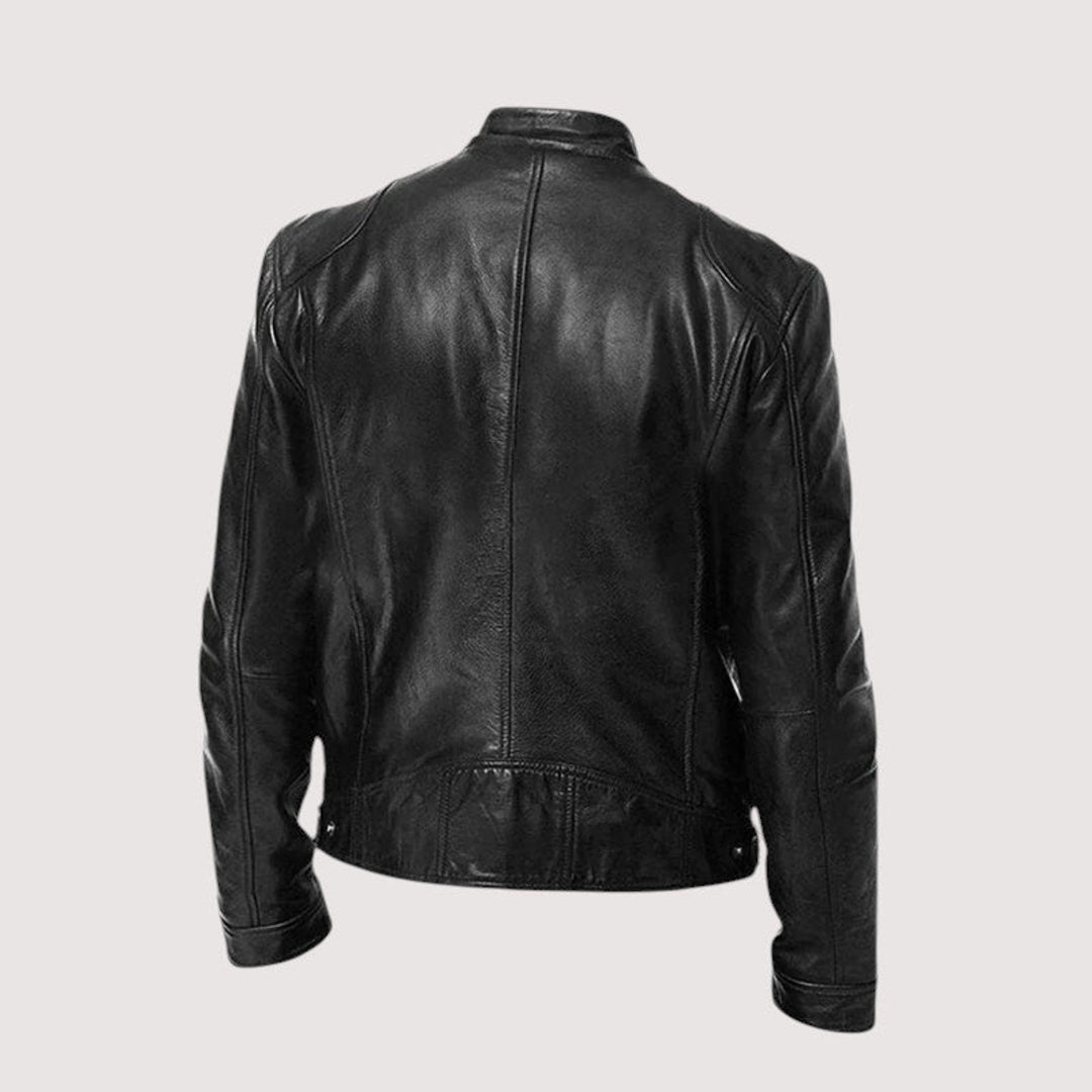 Men's leather-look jacket