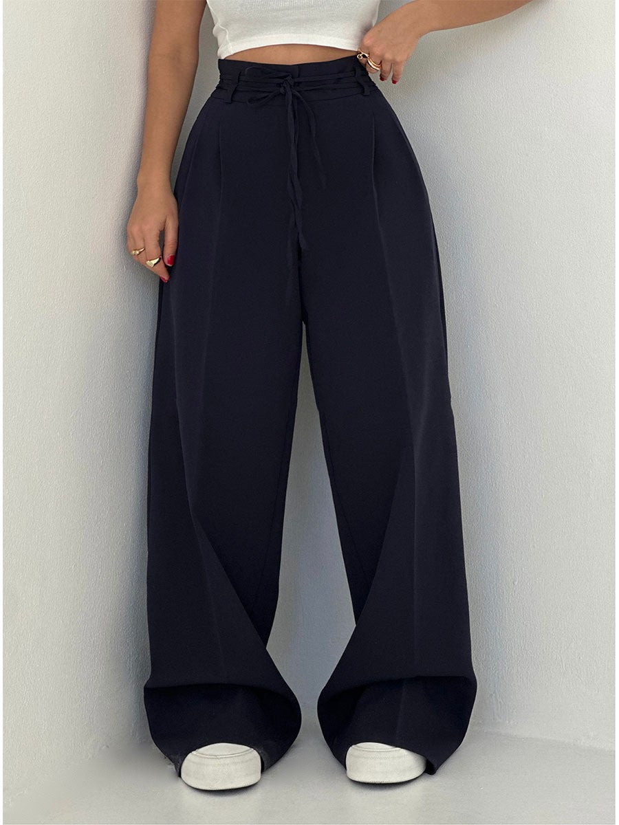 NOA | HIGH-WAISTED WIDE-LEG PANTS