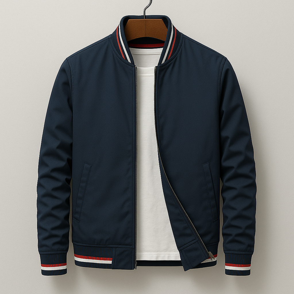 NOA | STRIPED SUMMER BOMBER JACKET