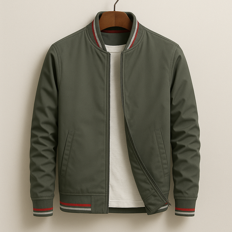 NOA | STRIPED SUMMER BOMBER JACKET