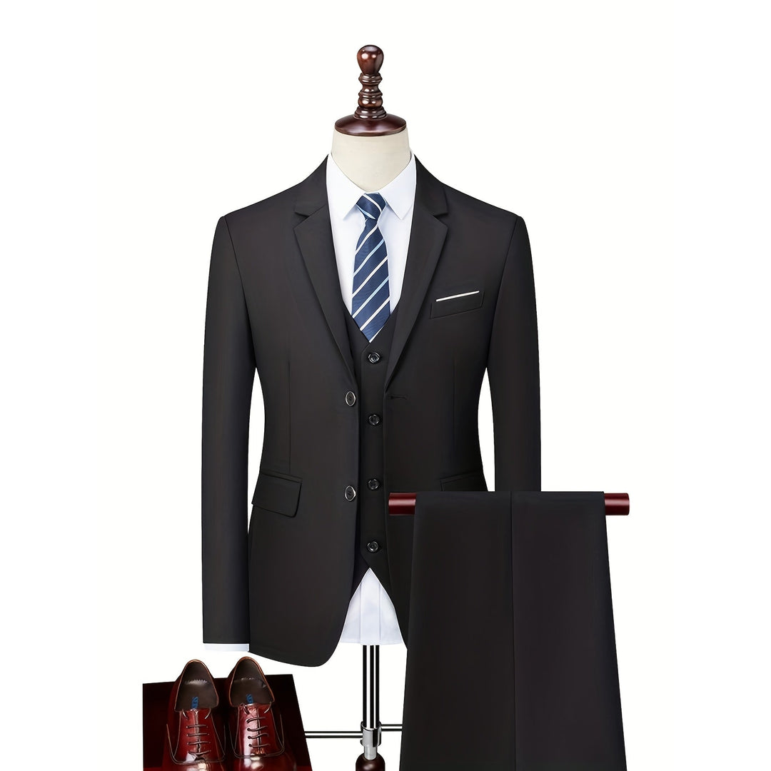 Men's slim fit two-piece suit