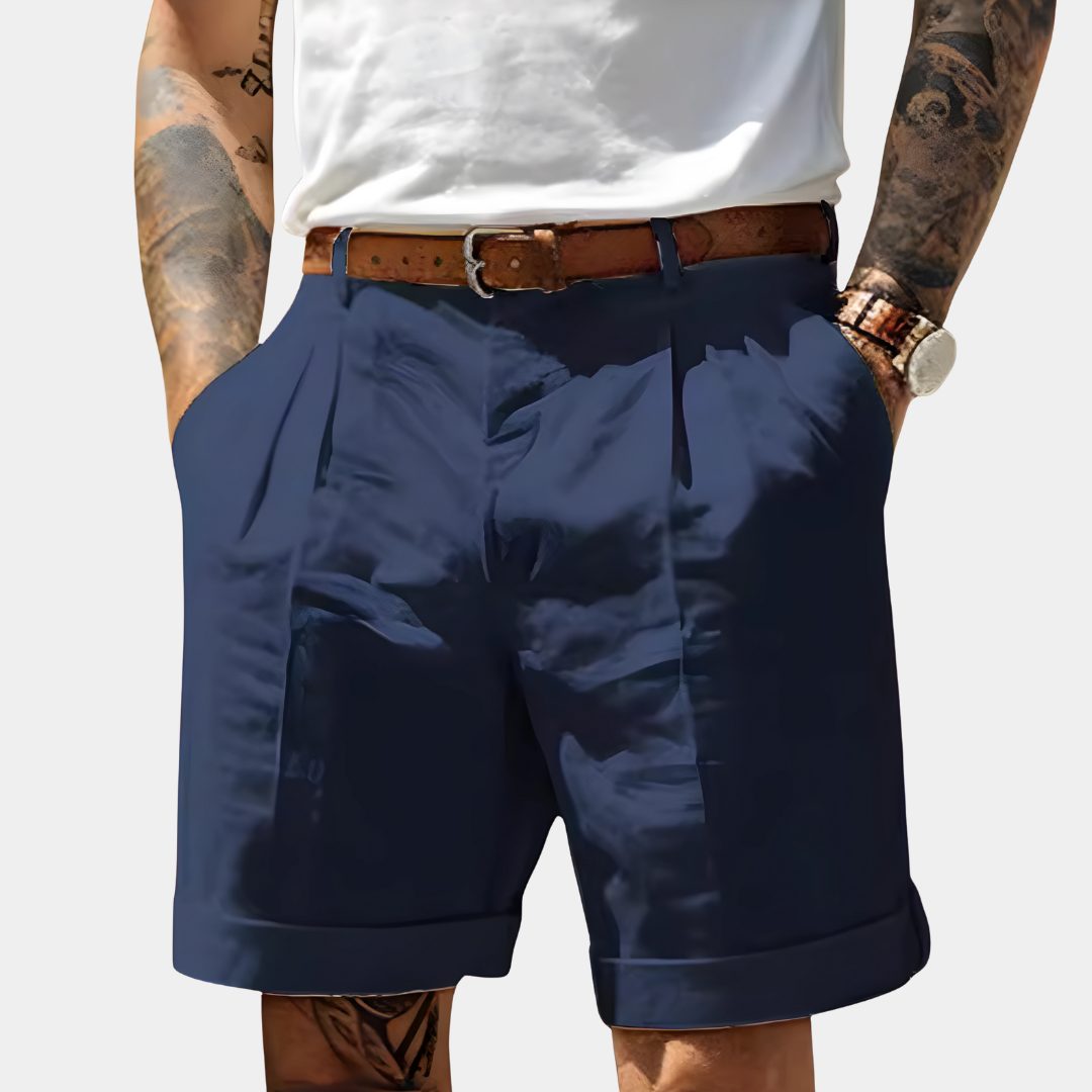 NOA | ELEGANT BREATHABLE COTTON BERMUDA SHORTS