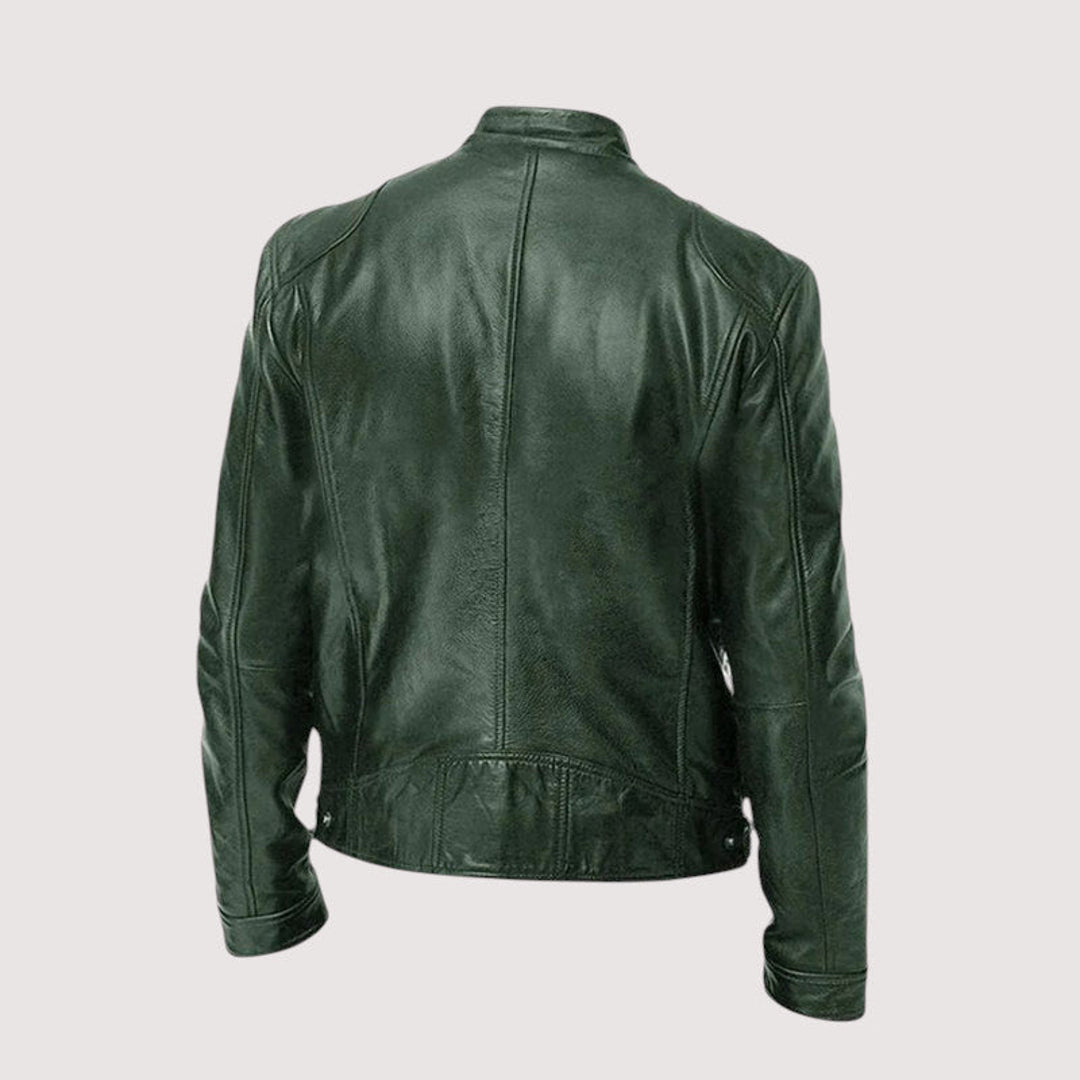 Men's leather-look jacket