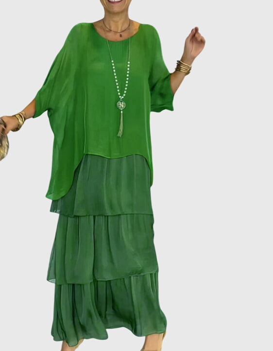 NOA | BOHO LAYERED MAXI DRESS
