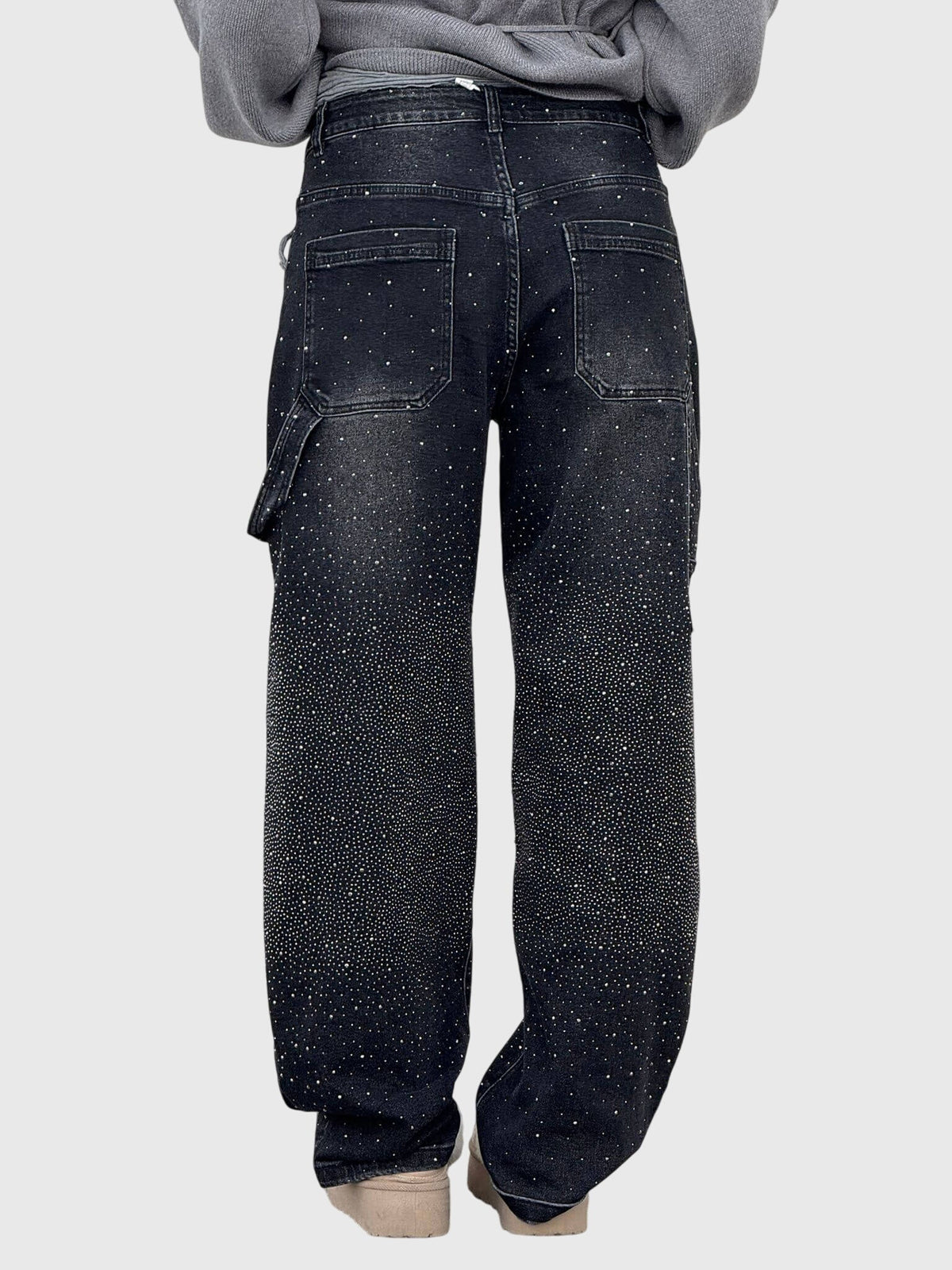 NOA | SPARKLE DIAMOND DENIM PANTS