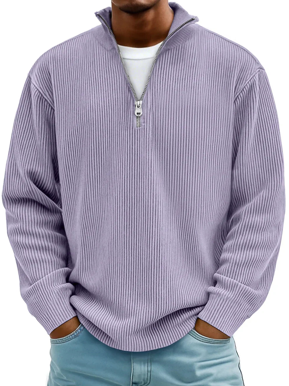 NOA | TRENDY ZIP-UP SWEATER