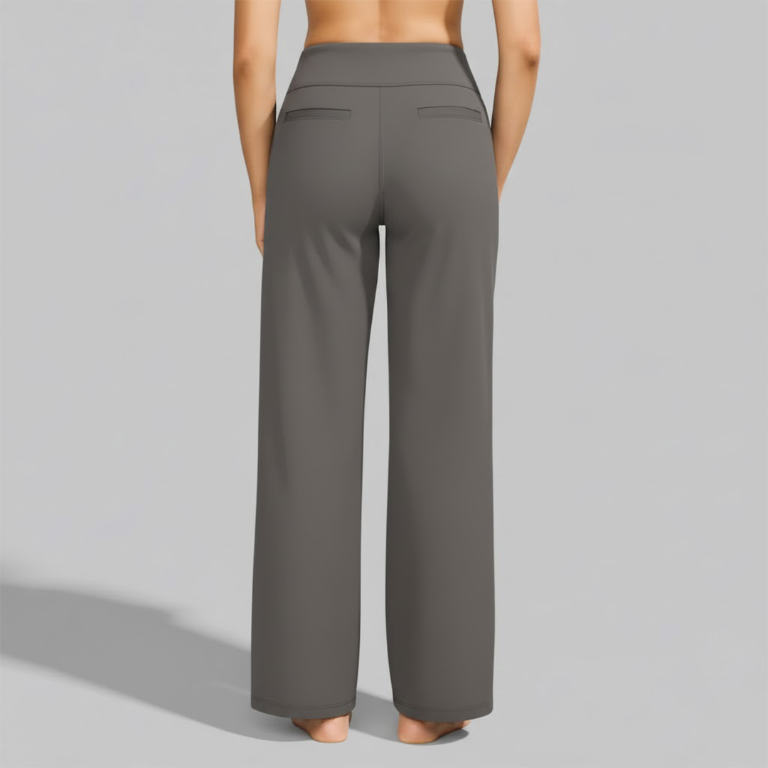 Women's stretch tailored casual trousers