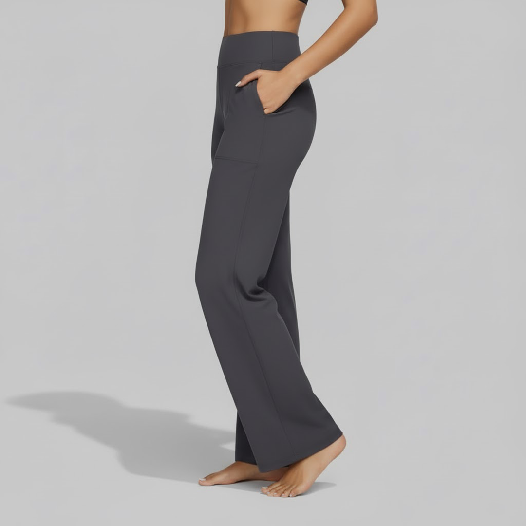 Women's stretch tailored casual trousers