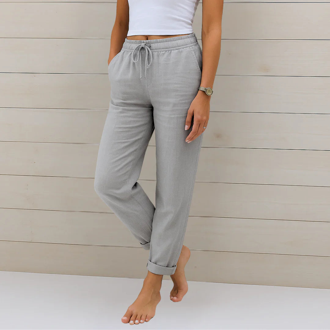 NOA | LINEN STRETCH TROUSERS