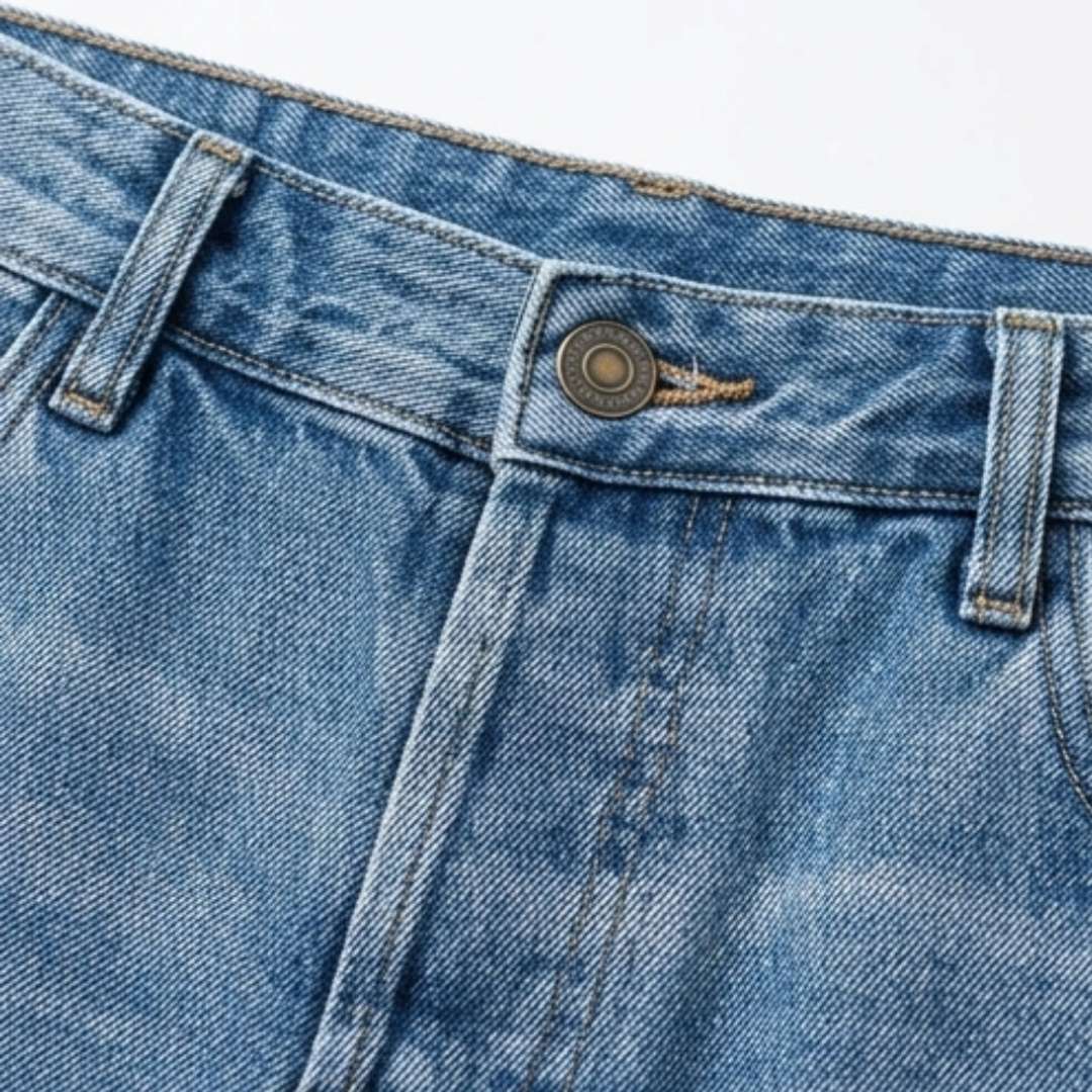Women's fringed cropped straight leg jeans