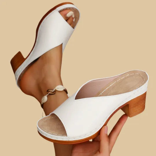 NOA | ORTHOPAEDIC CHUNKY HIGH HEEL SANDALS