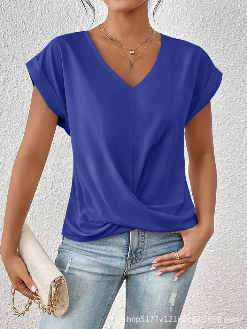 NOA | ELEGANT V-NECK T-SHIRT