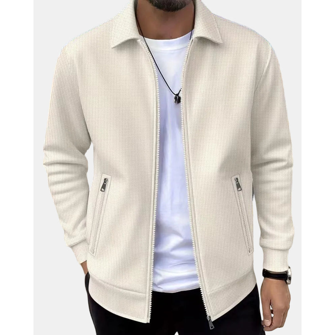 NOA | GIDEON MEN'S LIGHTWEIGHT JACKET TEXTURED ATHLETIC FIT