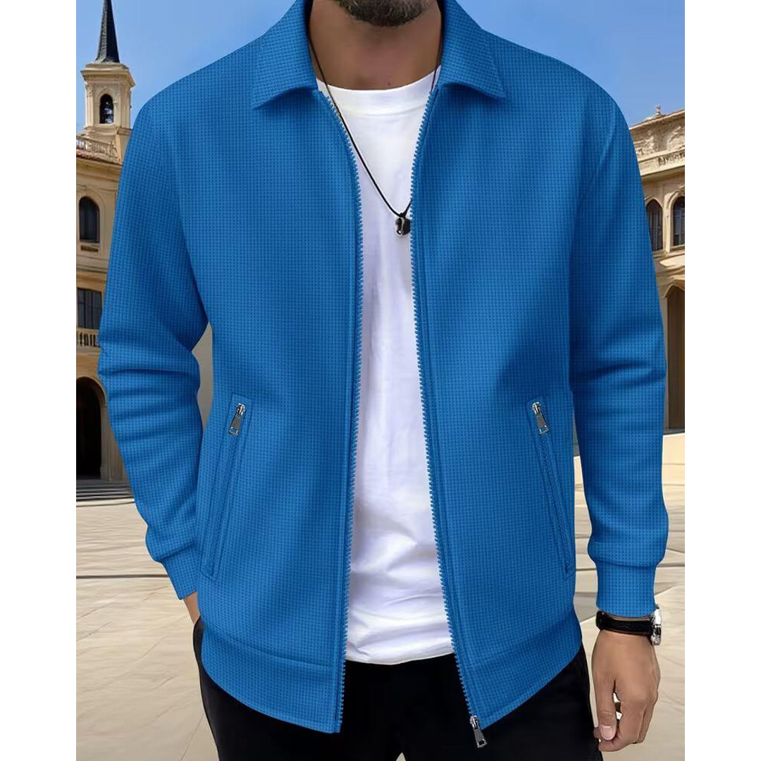 NOA | GIDEON MEN'S LIGHTWEIGHT JACKET TEXTURED ATHLETIC FIT