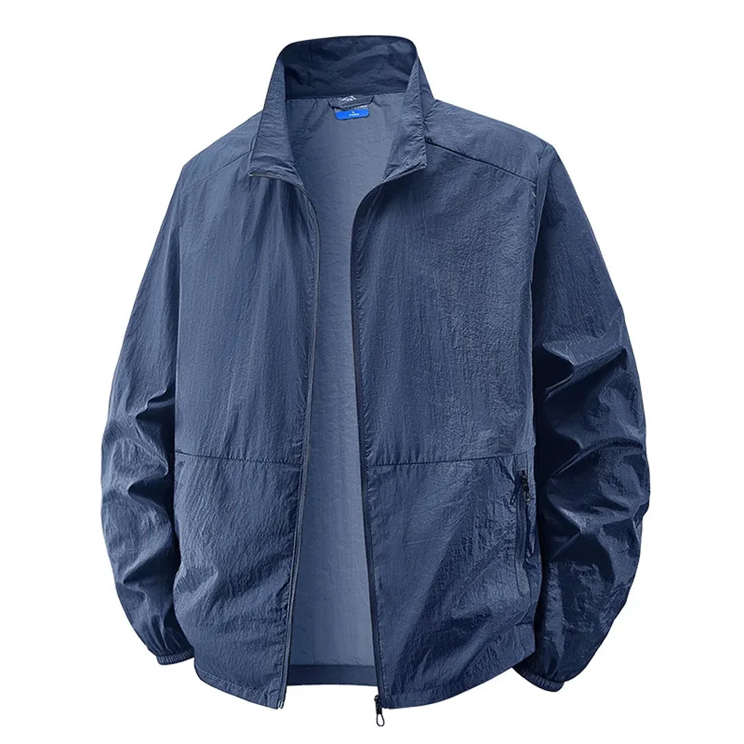 NOA | DARREN MEN'S LIGHTWEIGHT ZIP UP COLLAR JACKET