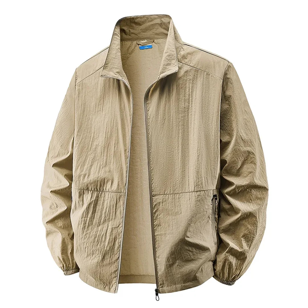 NOA | DARREN MEN'S LIGHTWEIGHT ZIP UP COLLAR JACKET