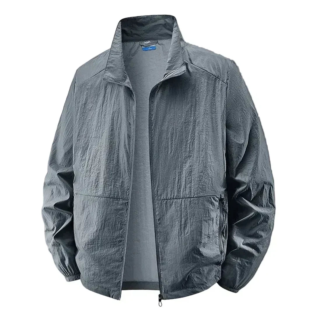 NOA | DARREN MEN'S LIGHTWEIGHT ZIP UP COLLAR JACKET