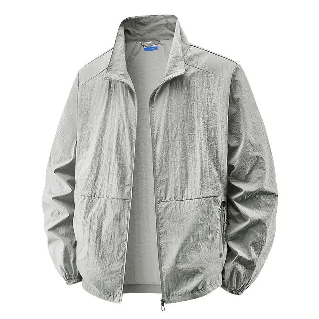 NOA | DARREN MEN'S LIGHTWEIGHT ZIP UP COLLAR JACKET