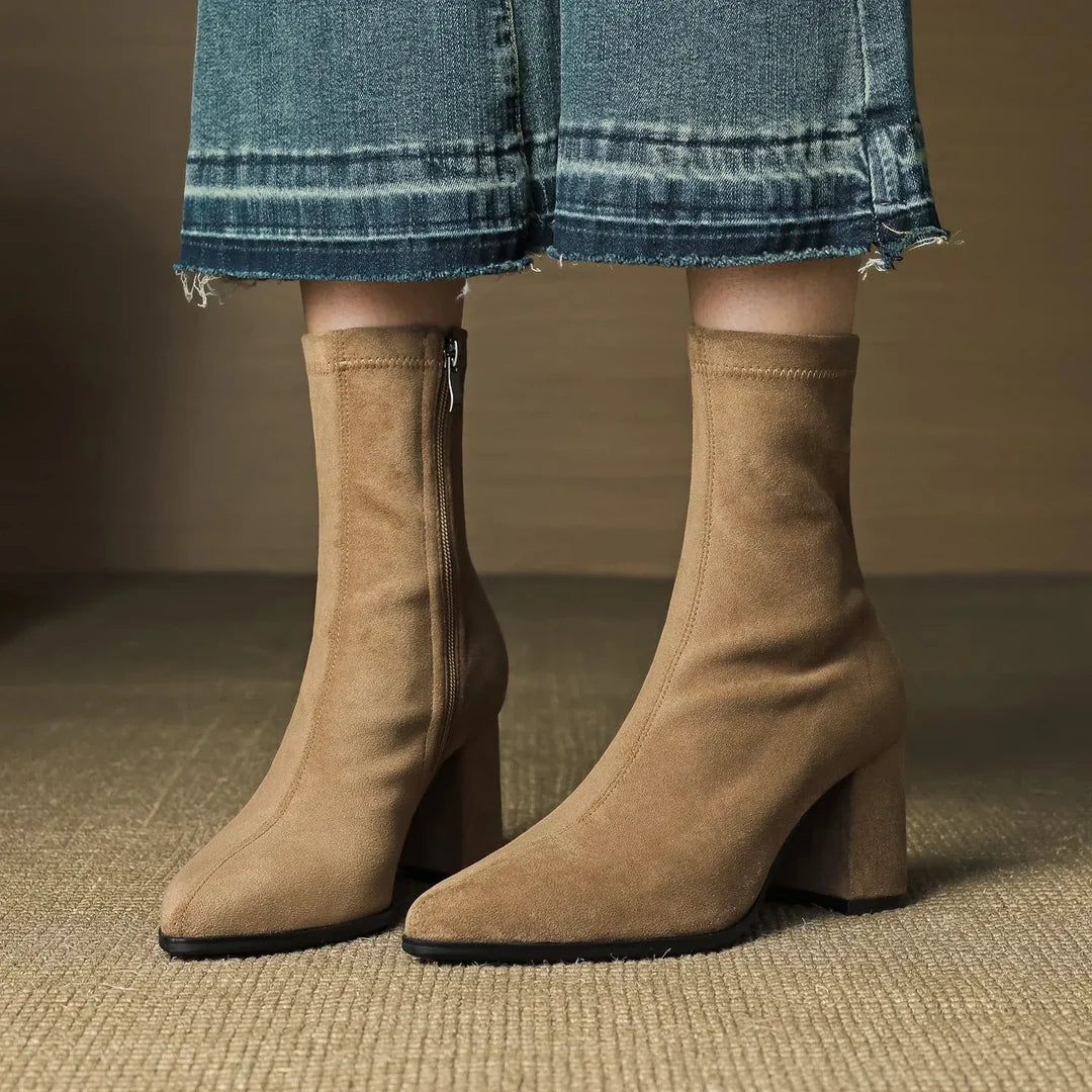 Women's heeled ankle boots