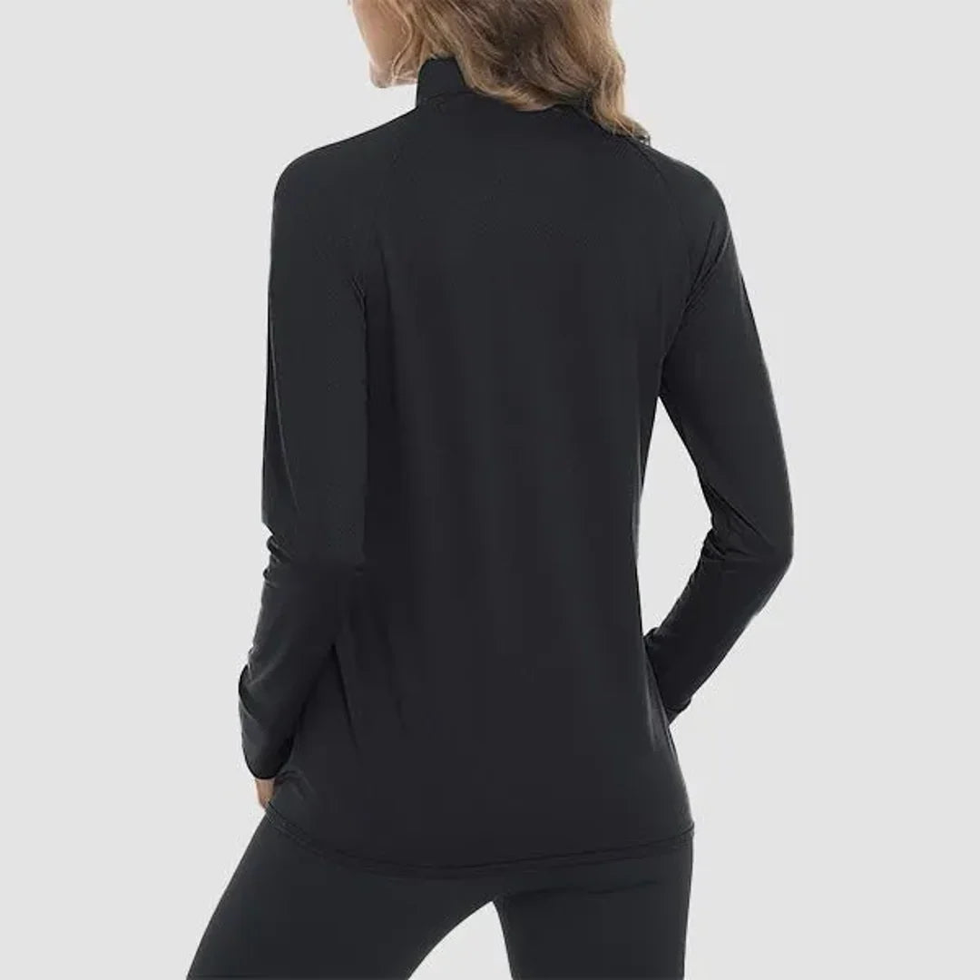Women's lightweight zip-up running jacket