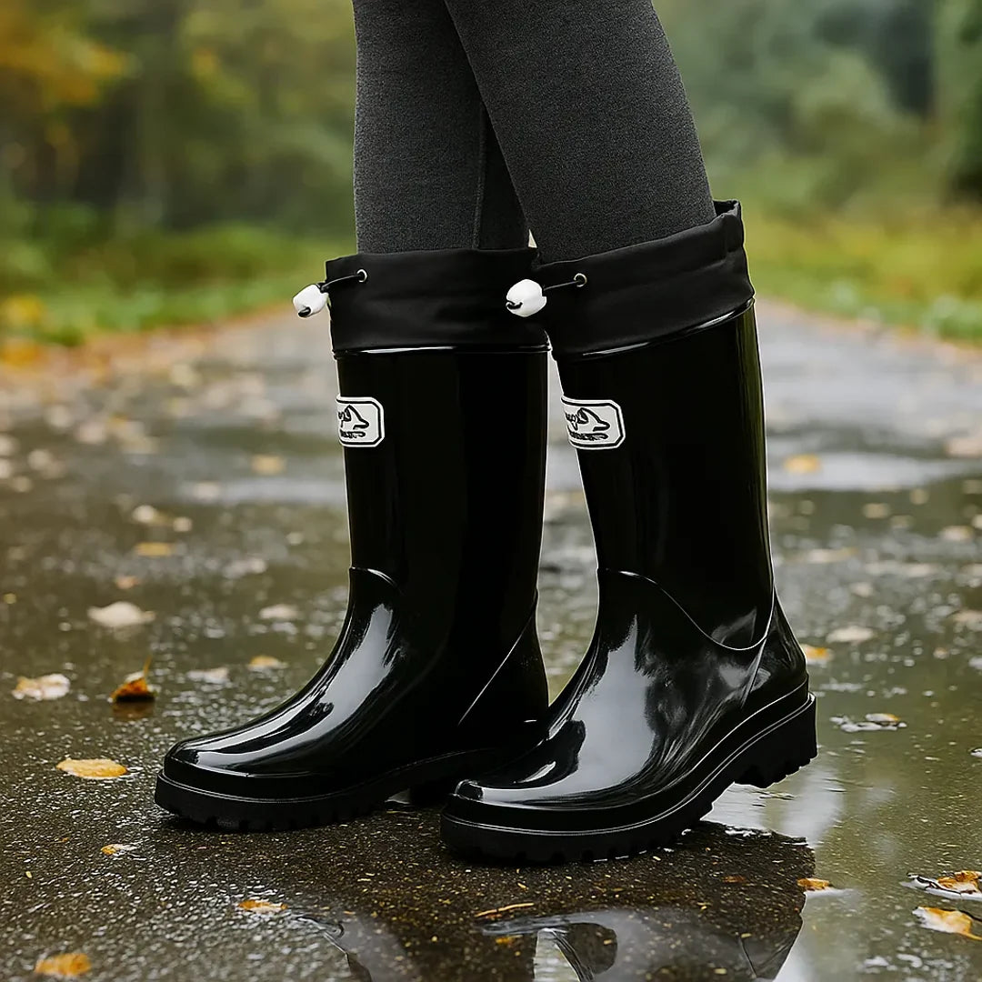 Women's comfy casual boots in black