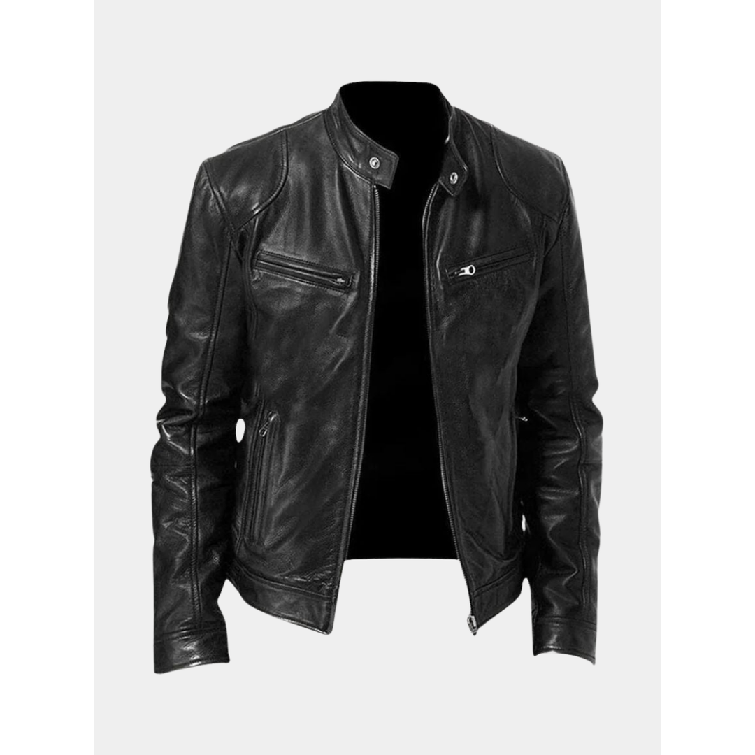 Men's leather-look jacket