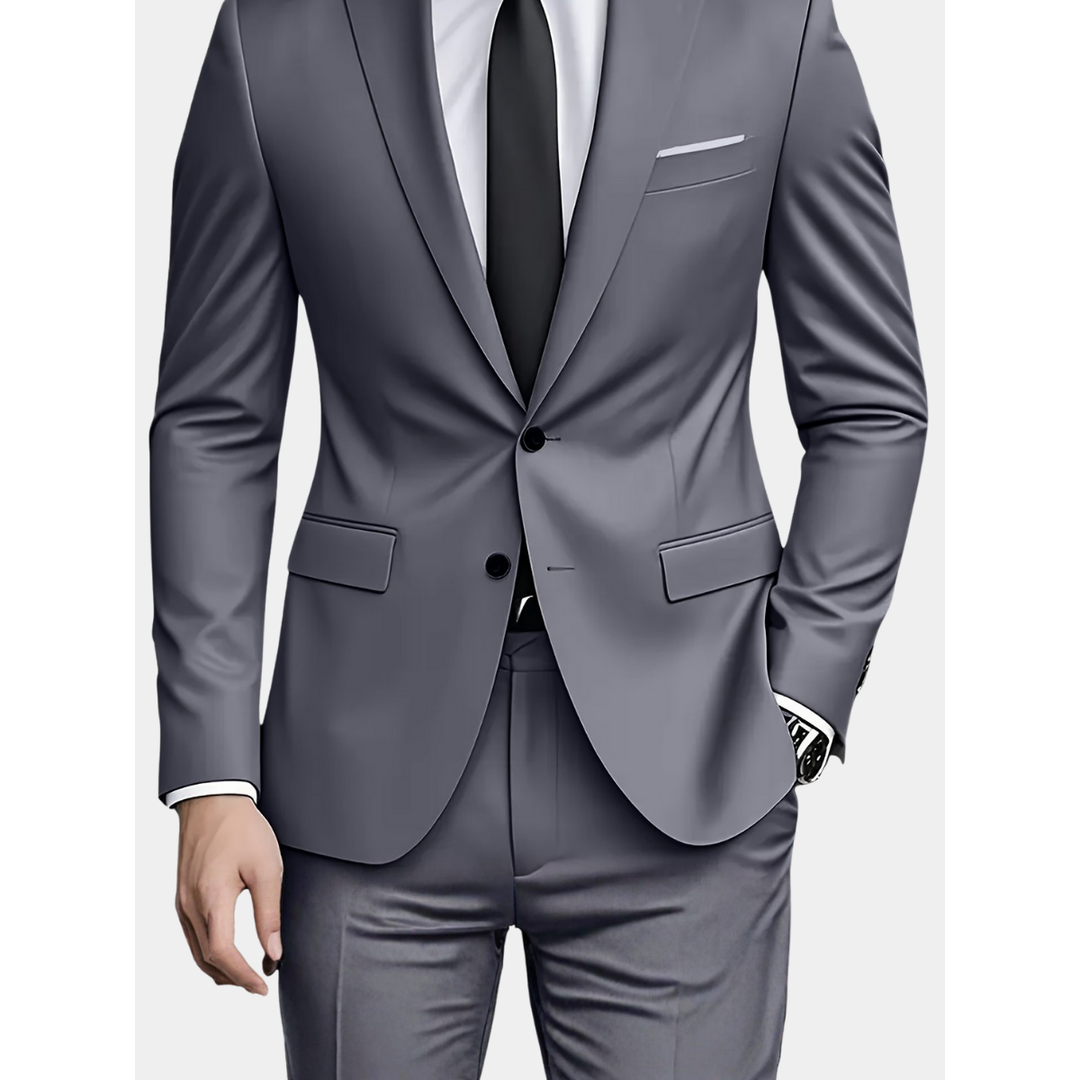 Men's slim fit two-piece suit