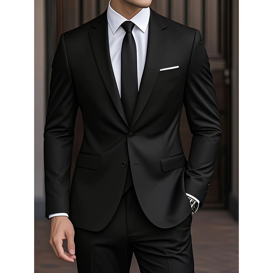 Men's slim fit two-piece suit