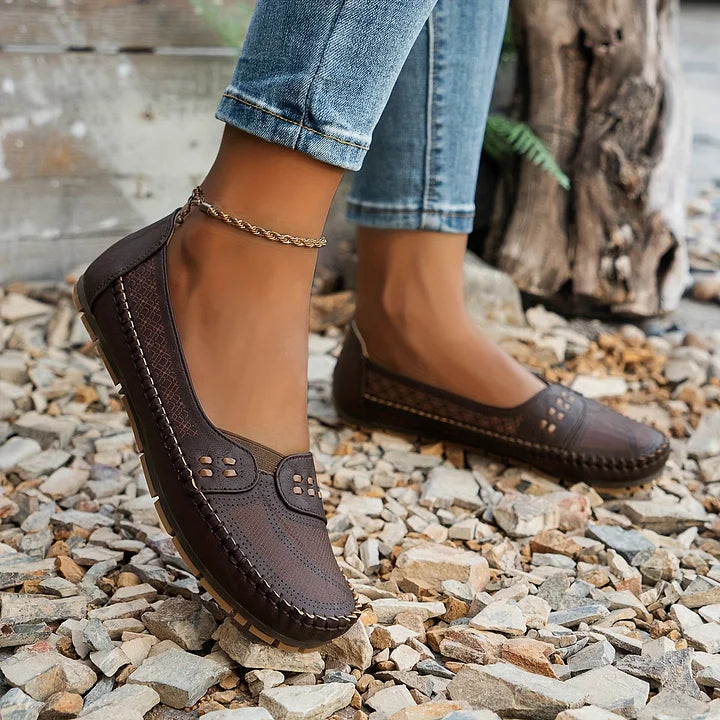 NOA | PERFORATED COMFORT SLIP-ON LOAFERS