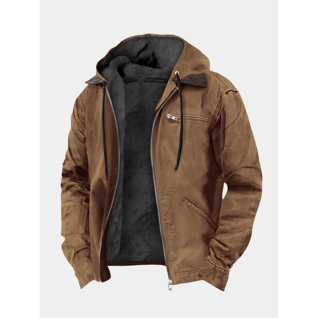 NOA | FINLEY MEN'S FITTED WINTER COAT WITH SOFT LINING