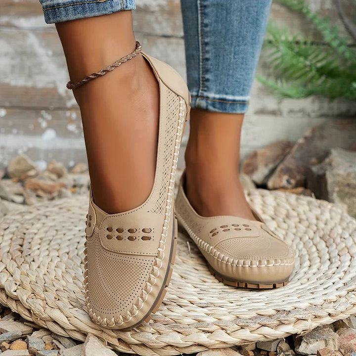 NOA | PERFORATED COMFORT SLIP-ON LOAFERS