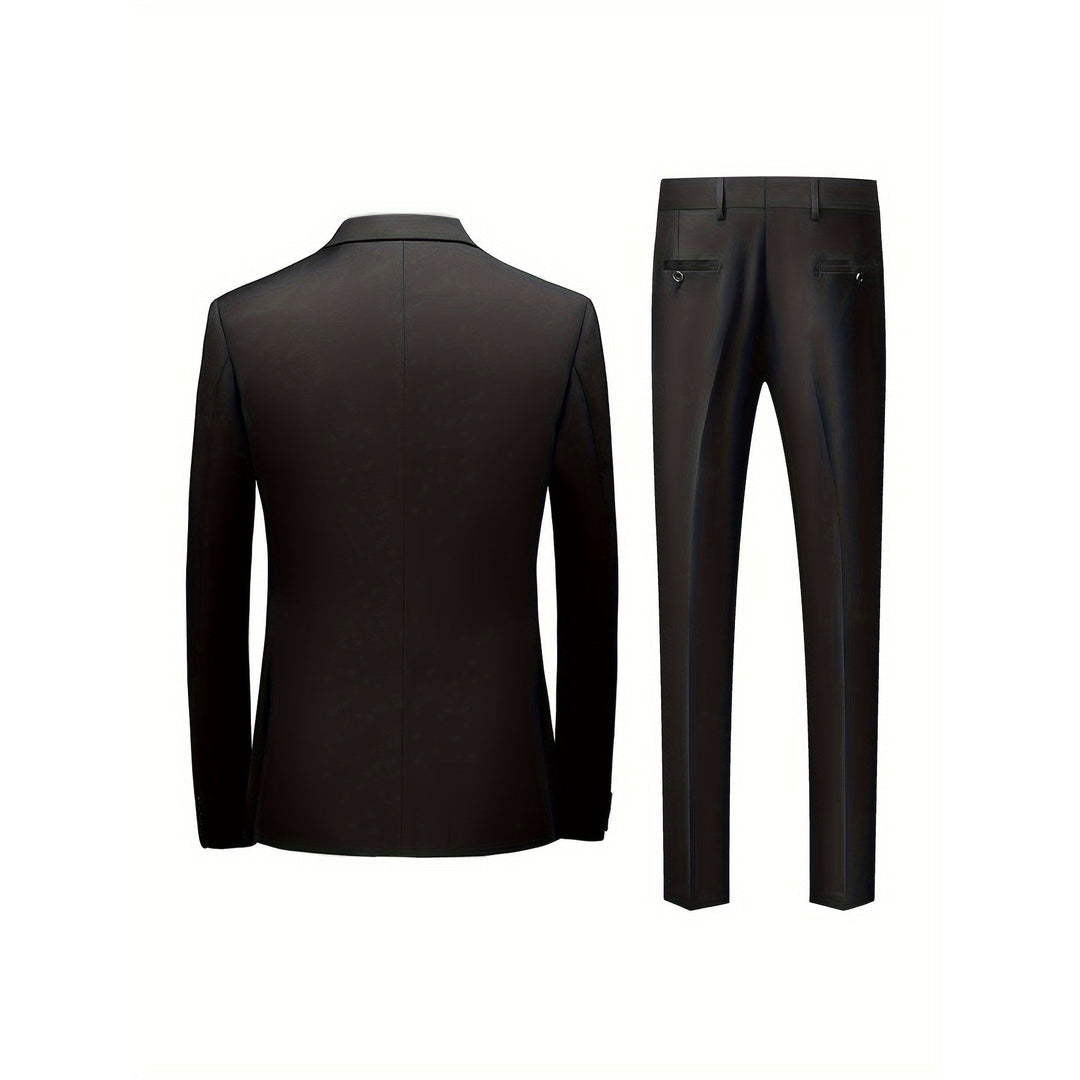 Men's slim fit two-piece suit