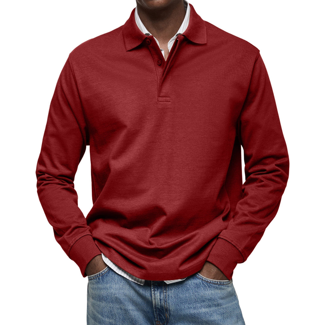 NOA | HARRISON MEN'S LONG SLEEVE POLO SHIRT
