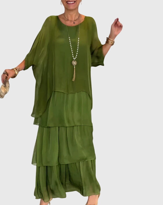 NOA | BOHO LAYERED MAXI DRESS