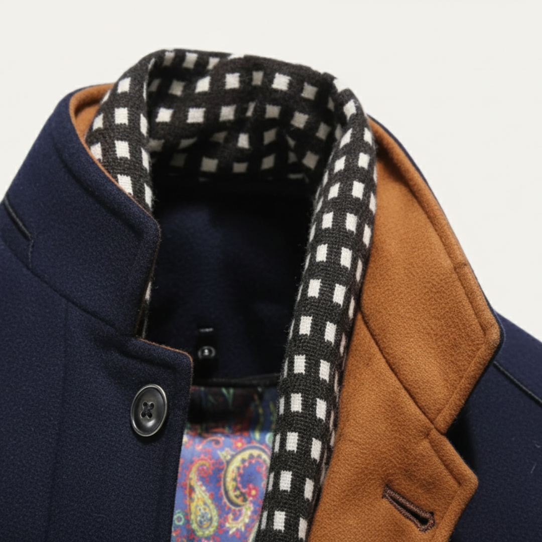 Winslow Men's Wool Blend Trench Coat