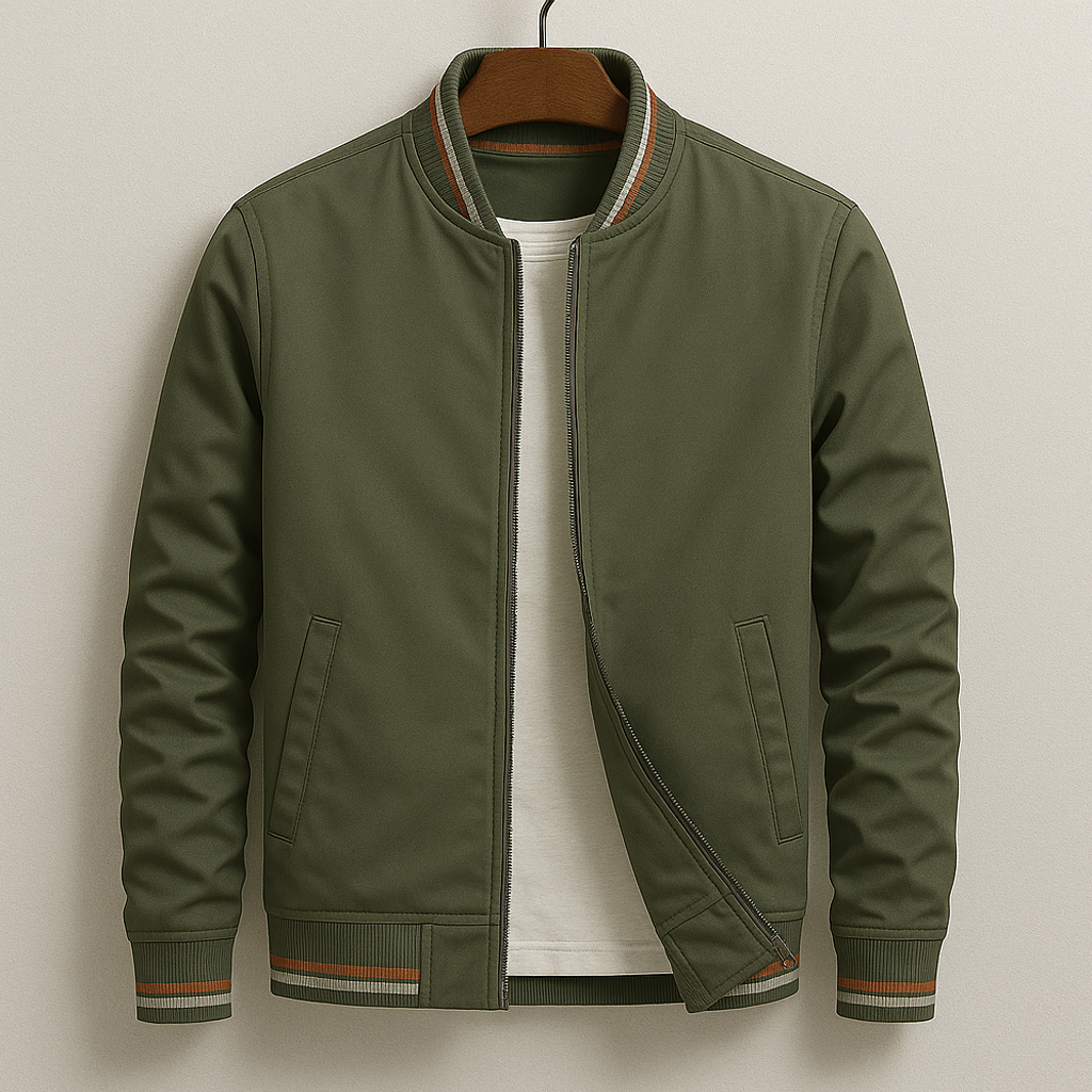 NOA | STRIPED SUMMER BOMBER JACKET