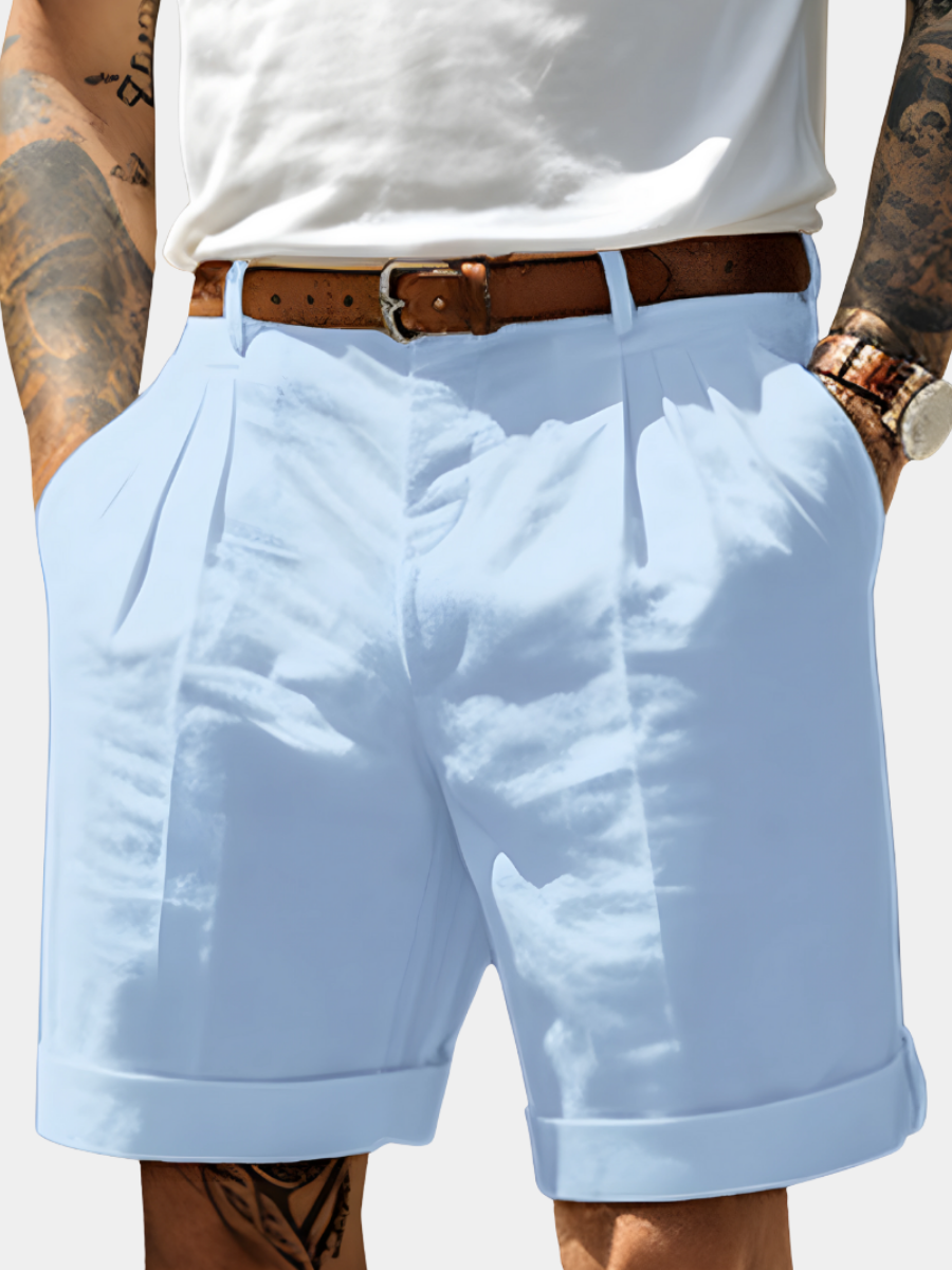 NOA | ELEGANT BREATHABLE COTTON BERMUDA SHORTS