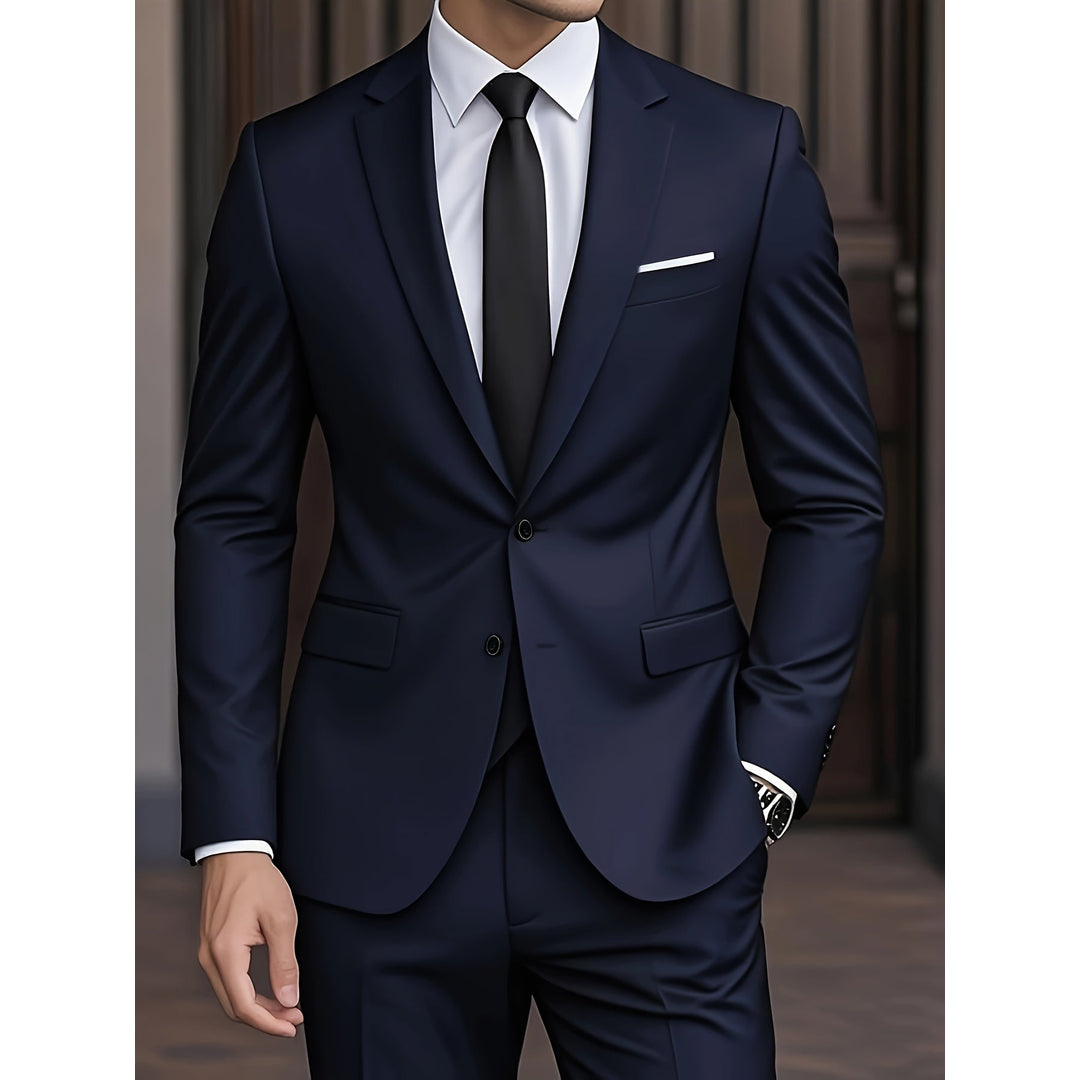 Men's slim fit two-piece suit