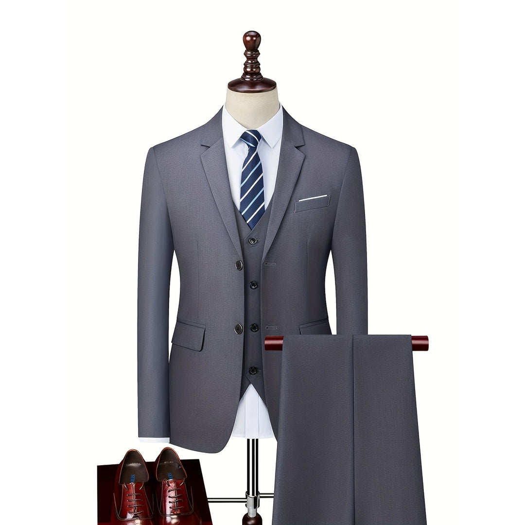 Men's slim fit two-piece suit