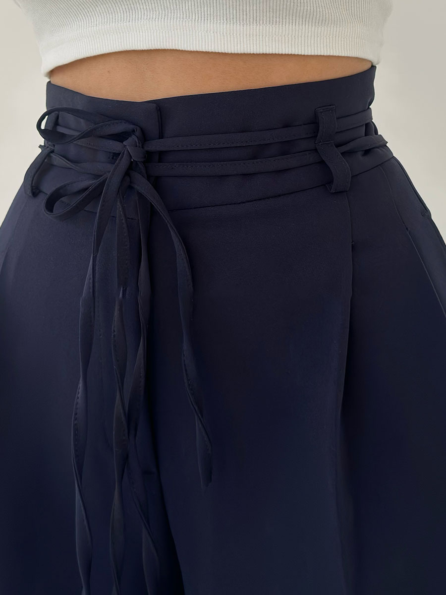 NOA | HIGH-WAISTED WIDE-LEG PANTS