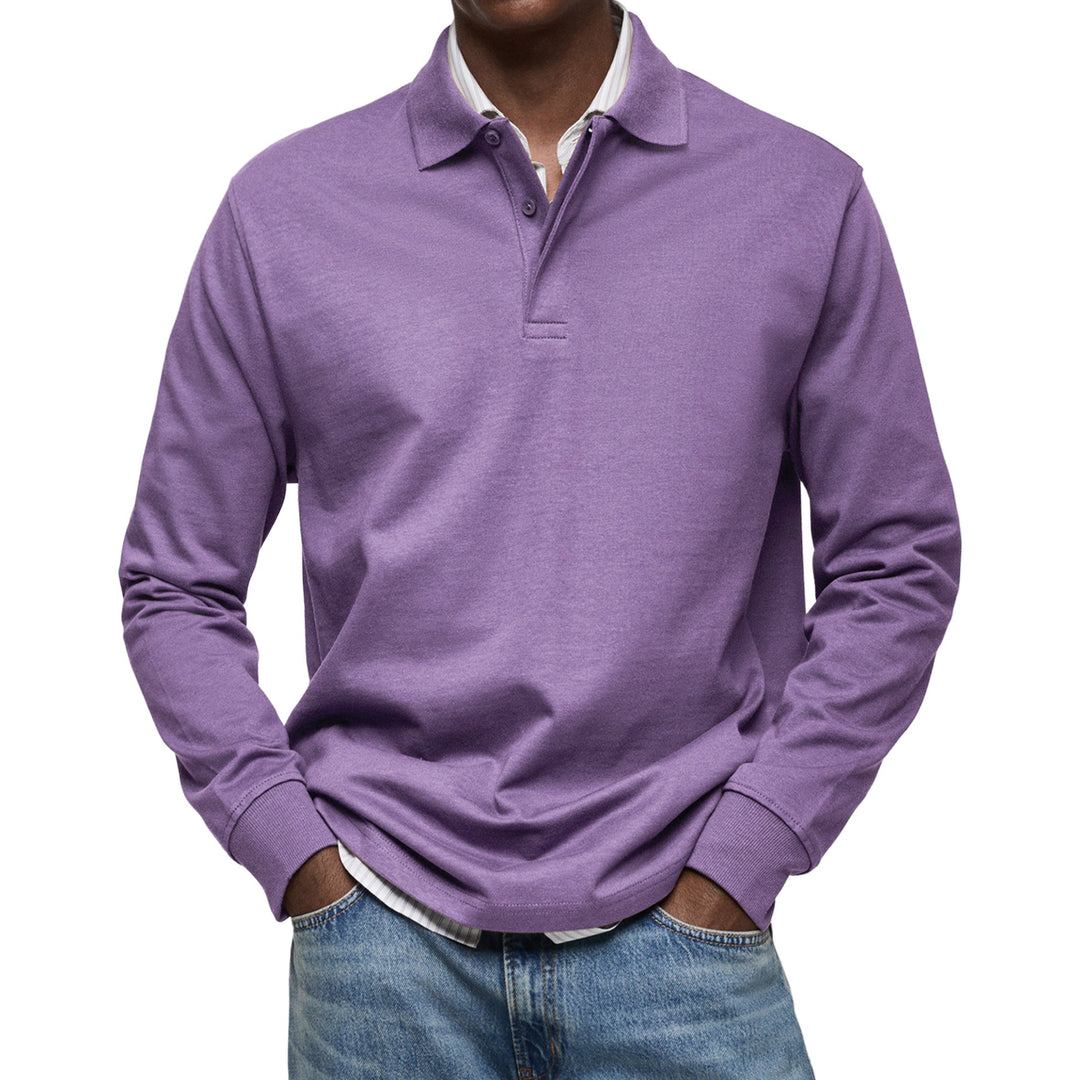 NOA | HARRISON MEN'S LONG SLEEVE POLO SHIRT
