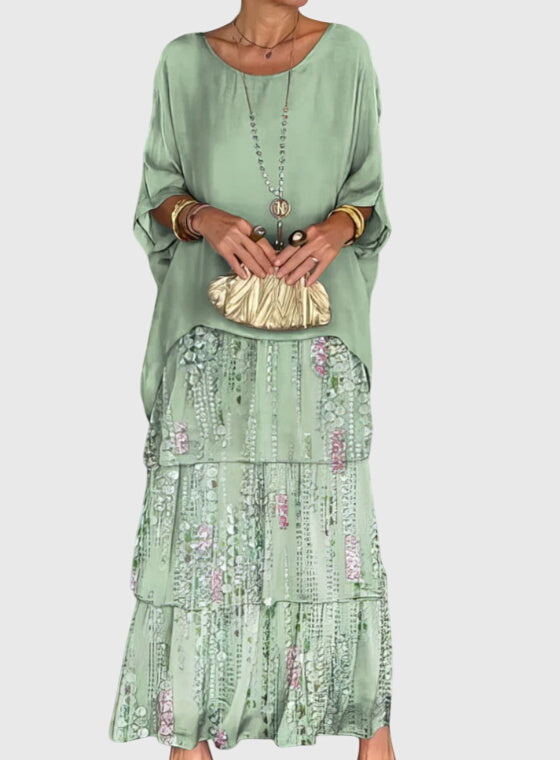 NOA | BOHO LAYERED MAXI DRESS