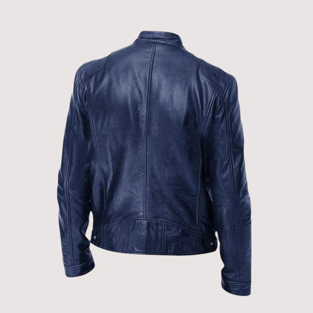 Men's leather-look jacket